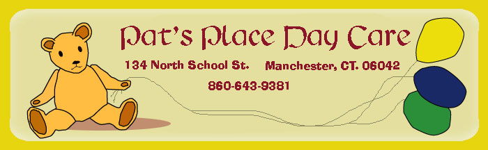 Pat's Place Day Care located at 134 North School Street, Manchester CT.